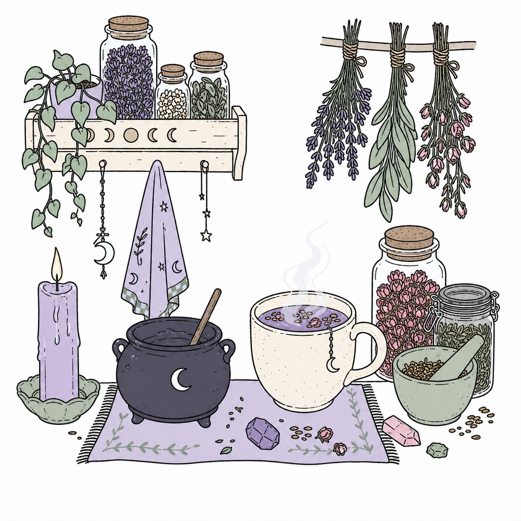 How to Create a Kitchen Witch Altar