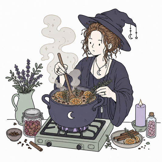 How to Make a Kitchen Witch Simmer Pot