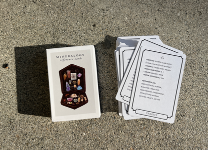 mineralogy reference cards