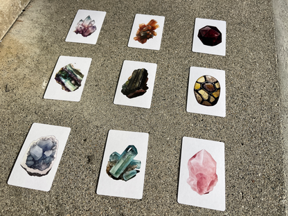 mineralogy reference cards