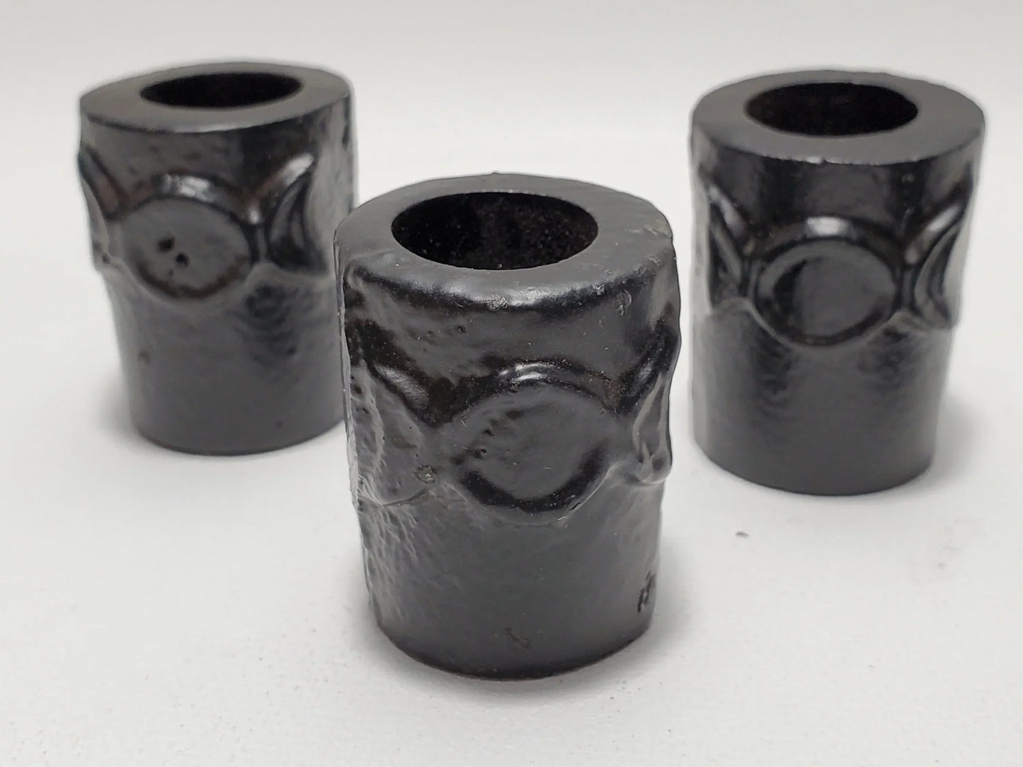 Triple Moon Cast Iron Chime Candle Holder