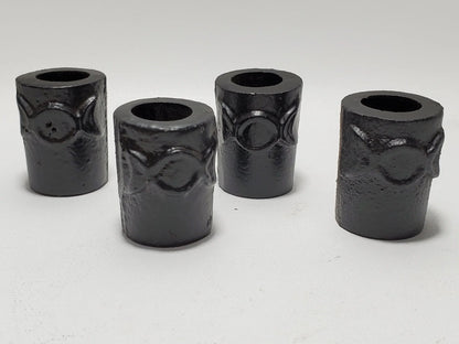 Triple Moon Cast Iron Chime Candle Holder
