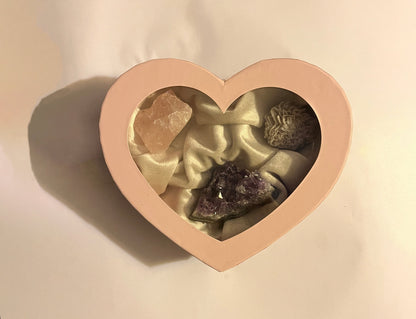 Crystal Heart Box Valentines Day Chocolates ~ Witchcraft Valentines gift for her