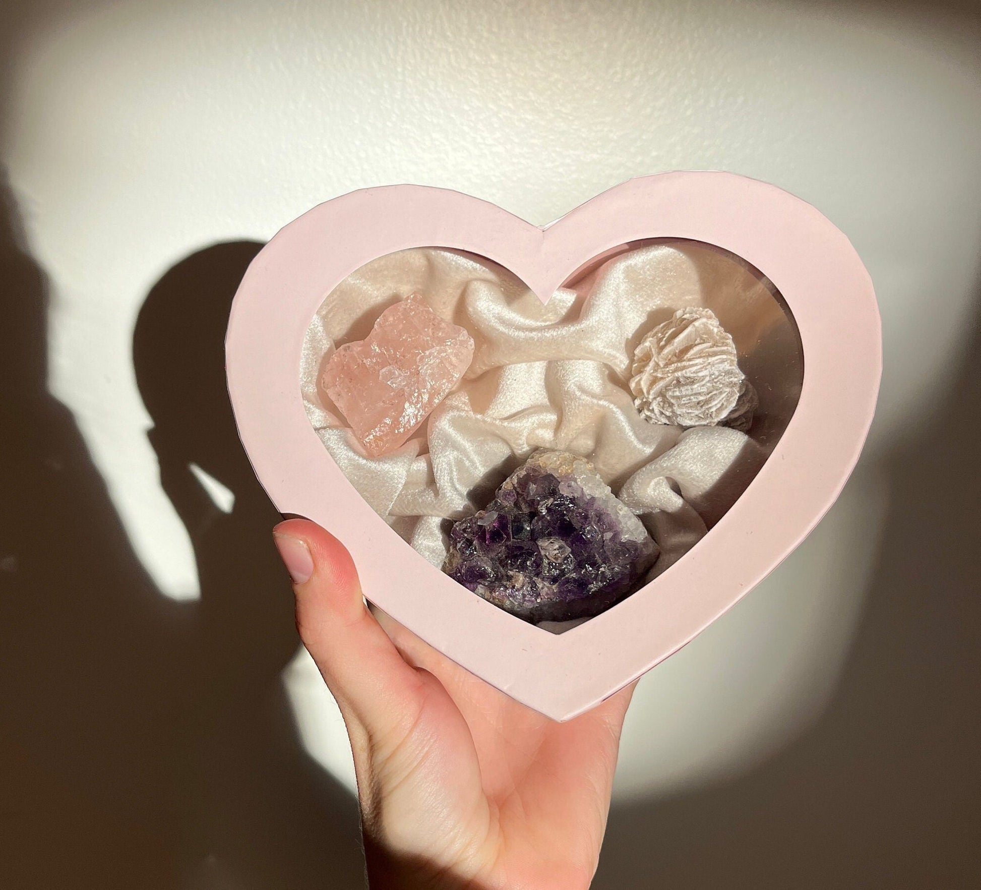Crystal Heart Box Valentines Day Chocolates ~ Witchcraft Valentines gift for her
