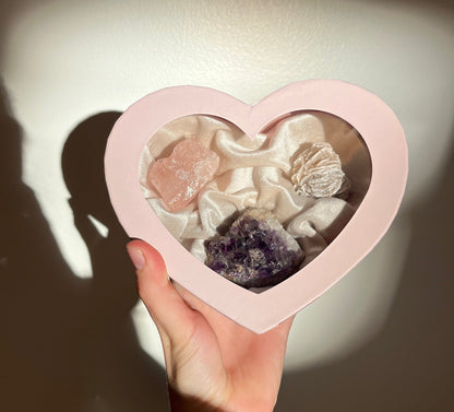 Crystal Heart Box Valentines Day Chocolates ~ Witchcraft Valentines gift for her