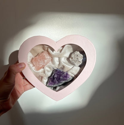 Crystal Heart Box Valentines Day Chocolates ~ Witchcraft Valentines gift for her