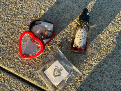 Crystal Heart Boxes Mini Valentines Day Gift for her Witchcraft Valentines Classroom Children Valentines