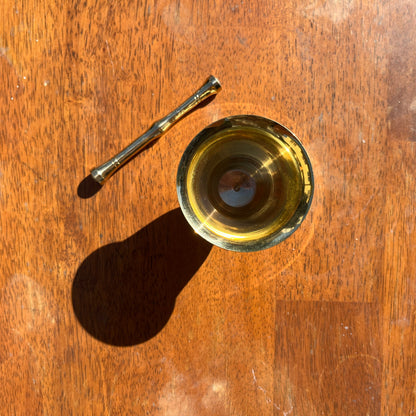 Brass Mortar & Pestle