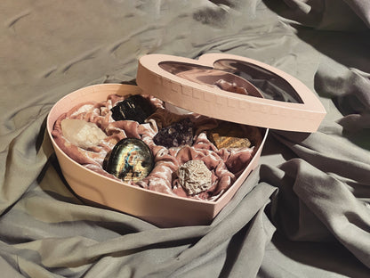 Crystal Heart Box Valentines Day Chocolates ~ Witchcraft Valentines gift for her