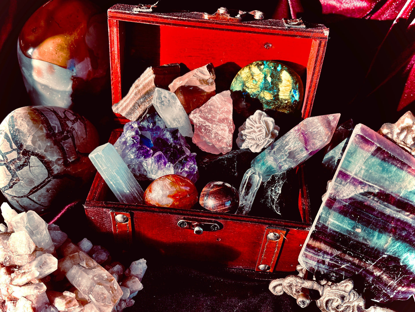 Crystals Mystery Box ~ Gemstone Blind Box ~ Crystal Scoop Intuitive Witchcraft