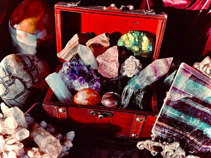 Crystals Mystery Box ~ Gemstone Blind Box ~ Crystal Scoop Intuitive Witchcraft