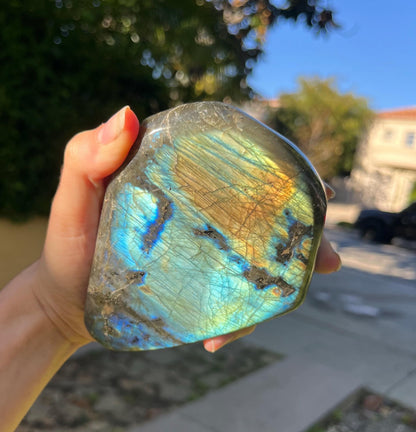 labradorite *CHOOSE EXACT CRYSTAL* freeform crystal mineral gemstone natural metaphysical exact picture flashy witchy decor