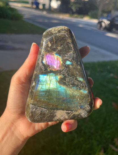 labradorite *CHOOSE EXACT CRYSTAL* freeform crystal mineral gemstone natural metaphysical exact picture flashy witchy decor