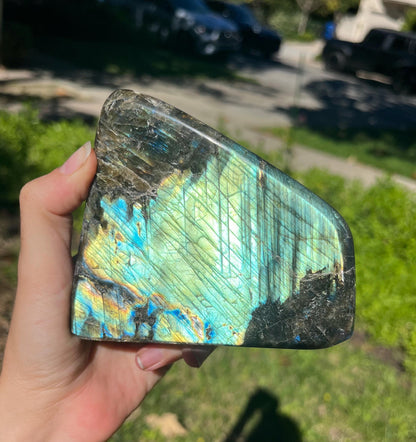 labradorite *CHOOSE EXACT CRYSTAL* freeform crystal mineral gemstone natural metaphysical exact picture flashy witchy decor