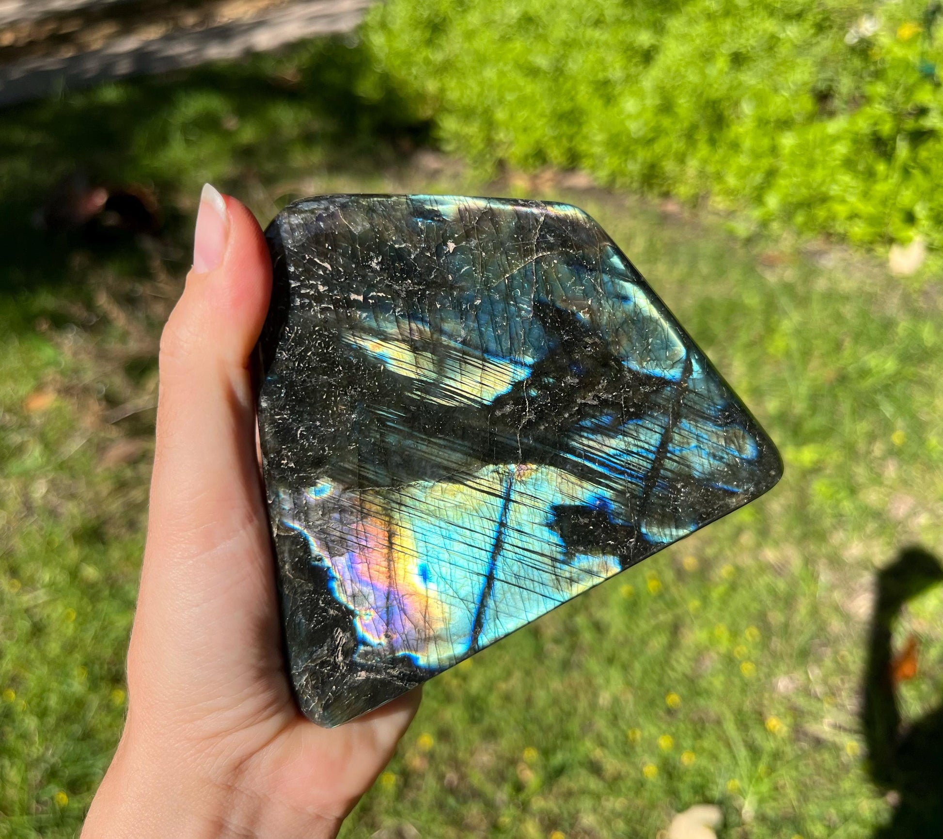 labradorite *CHOOSE EXACT CRYSTAL* freeform crystal mineral gemstone natural metaphysical exact picture flashy witchy decor