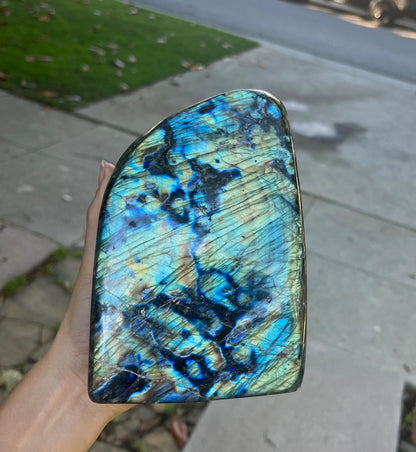 labradorite *CHOOSE EXACT CRYSTAL* freeform crystal mineral gemstone natural metaphysical exact picture flashy witchy decor