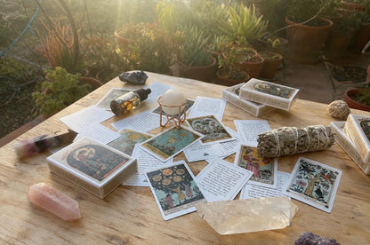 Magic Rituals Card Deck ~ Witchcraft Ritual Cards ~ Spell Cards ~ Book of Shadows ~ Wiccan Pagan Ritual Kit ~ Oracle Deck Grimoire Gift