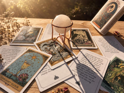 Magic Rituals Card Deck ~ Witchcraft Ritual Cards ~ Spell Cards ~ Book of Shadows ~ Wiccan Pagan Ritual Kit ~ Oracle Deck Grimoire Gift