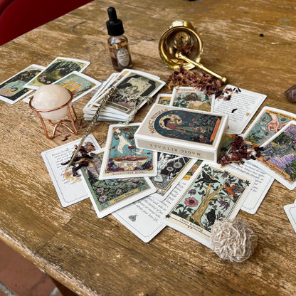 Magic Rituals Card Deck ~ Witchcraft Ritual Cards ~ Spell Cards ~ Book of Shadows ~ Wiccan Pagan Ritual Kit ~ Oracle Deck Grimoire Gift