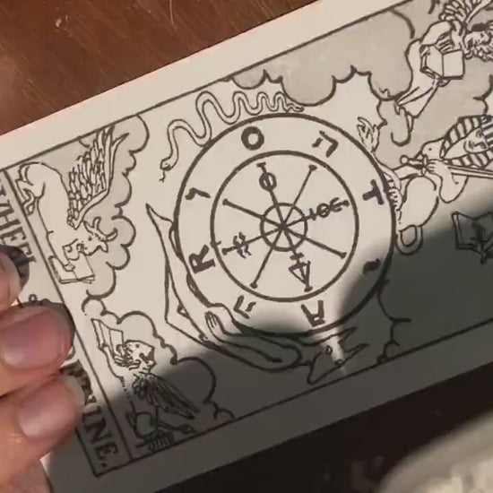 Color Your Own Tarot Deck ~ Rider Waite 78 Card Coloring Kit ~ Witchcraft Gift Set with Pencils